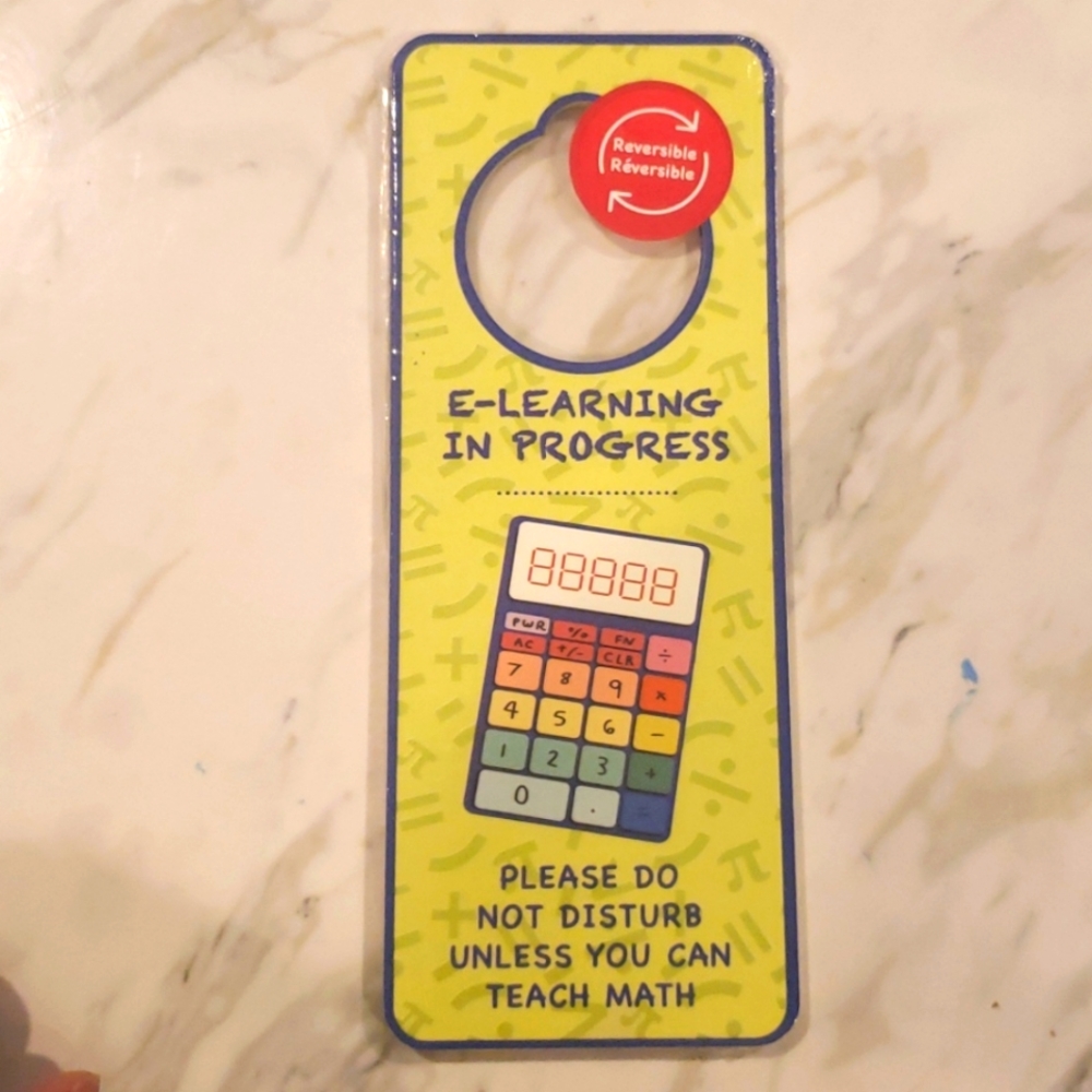Reversible Door hanger - do not disturb